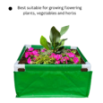 Space-saving rectangular grow bags for balconies