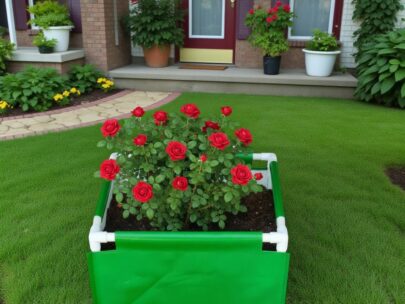 HDPE Square Grow Bag 24"x24"x12" | 340GSM
