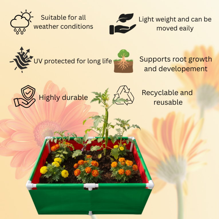 premium 220gsm rectangular grow bags online