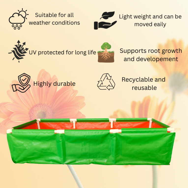 HDPE grow bags for home gardening