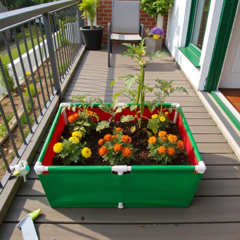 UV treated rectangular grow bags 220gsm