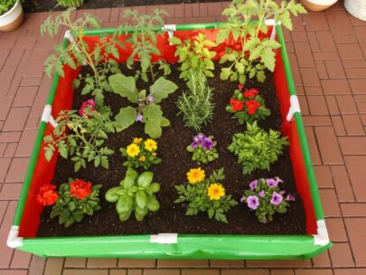 HDPE Square Grow Bag 48"x48"x12" | 220GSM