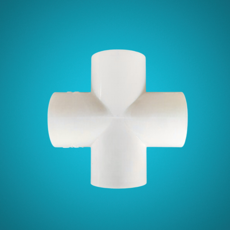 4 way cross tee connector