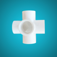 5-way UPVC Connector for Plant Stand Making | Heavy Duty Pipe Fitting for Garden & DIY Racks