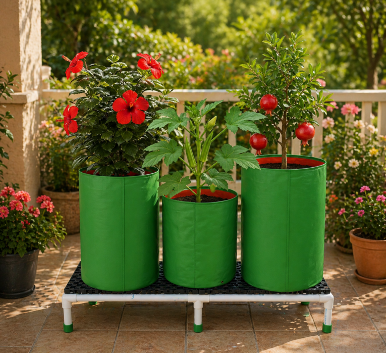 Terrace garden stand