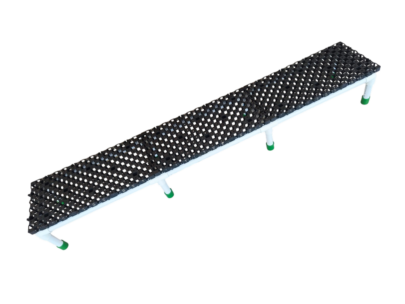 Single Step Grow Bag Stand 60"x10"x05"