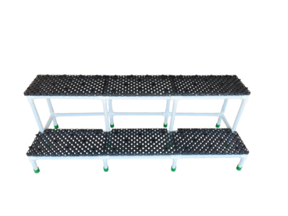 Double Step Grow Bag Stand 60"x20"x10"