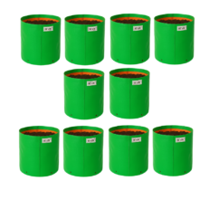 HDPE Grow Bag 06x06(220GSM)-Pack of 10