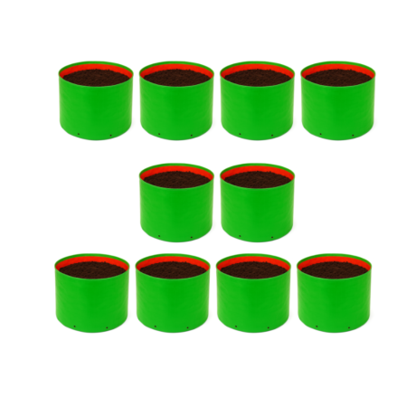 HDPE Grow Bags 15x09 (220GSM) Pack Of 10