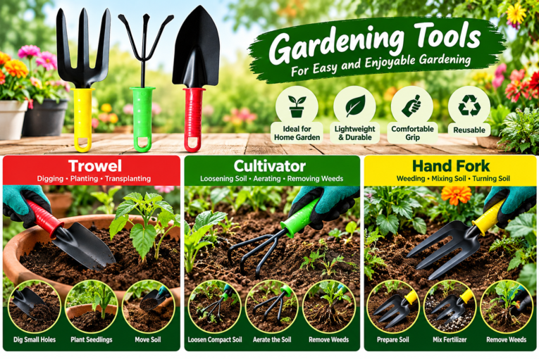 Kids garden tools set