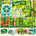 Plant ties for gardening